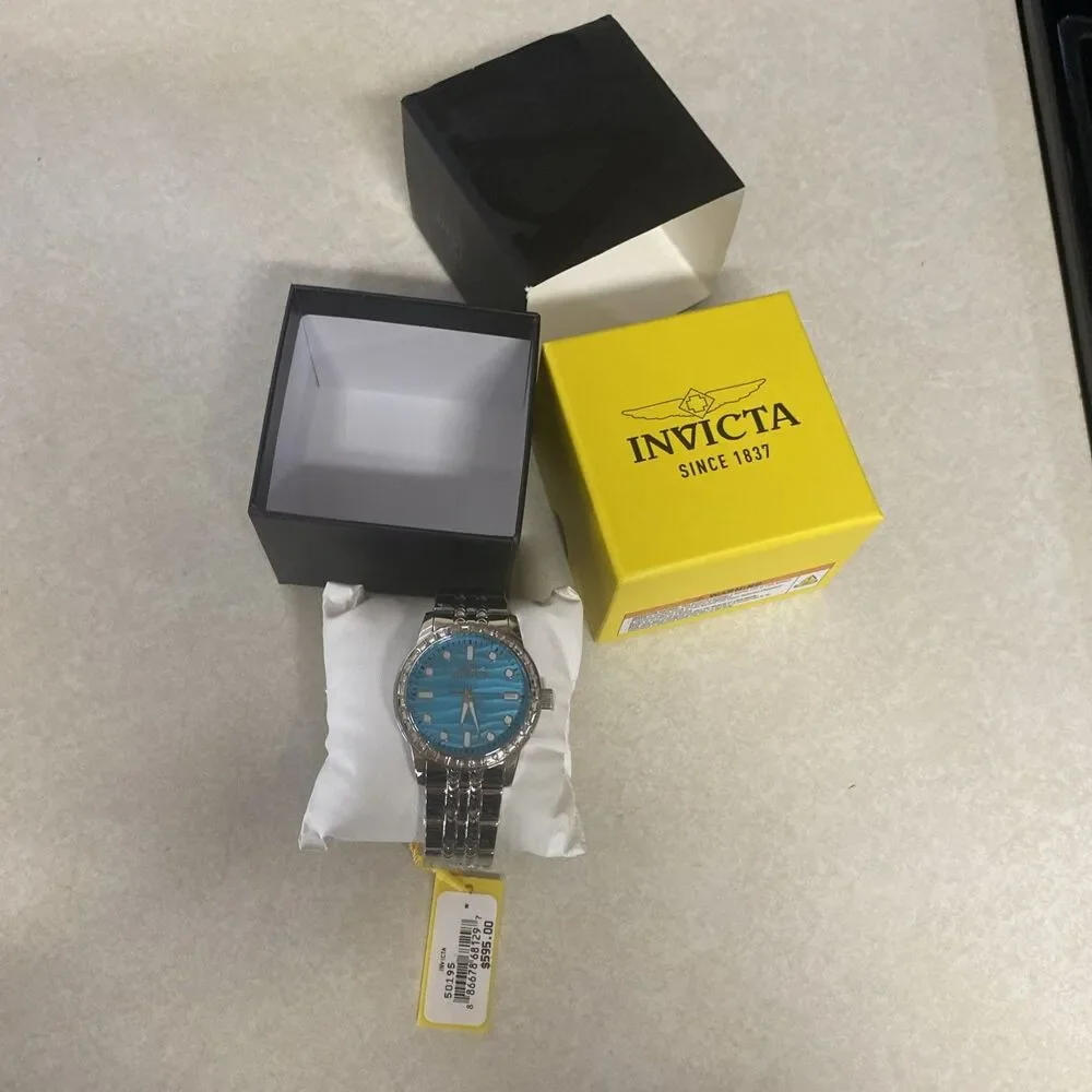 Invicta Celestial Langdon Men’s Watch Stainless Steel Blue Dial